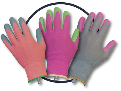 Trädgårdshandske 3-p dam M