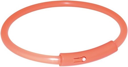 Trixie LED Blinkande Hundhalsband Orange 58 cm XL