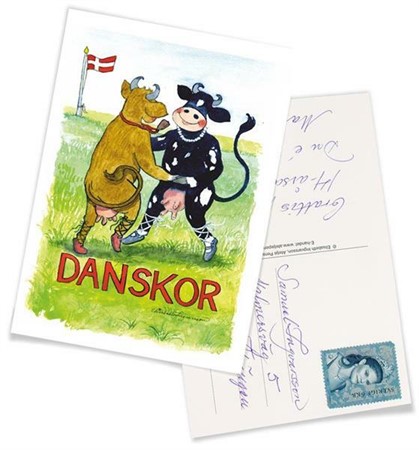 Vykort Danskor