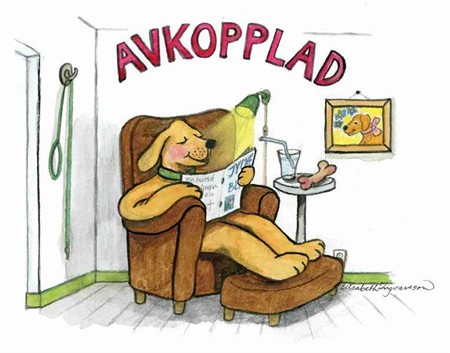 Vykort Avkopplad