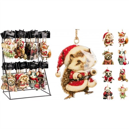 Juldjur med luva, häng