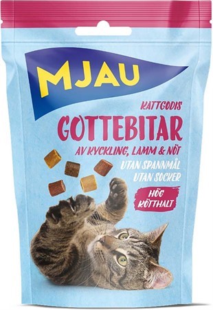 Mjau Treats Gottebitar mix 50g